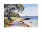 Isolated Beach Walk Art Canvas Print