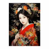 Japanese Beauty Woman Art Canvas Print