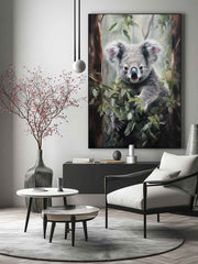 Koala Art Canvas Painting Print