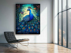 Beautiful Peacock Canvas Print