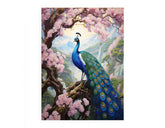 Peacock Art Canvas Print