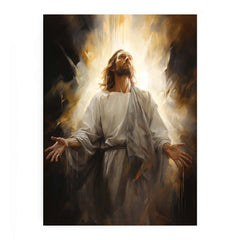 Jesus Painting Canvas Print