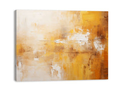 Abstract Brown Painting Canvas Print