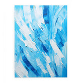 Abstract Blue Painting Canvas Print