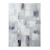 Abstract Painting Grey Canvas Print