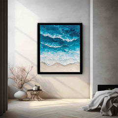 Beach Art Canvas Painting Print