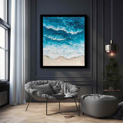 Beach Art Canvas Painting Print