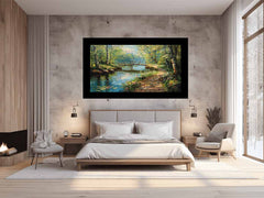 Along The Way landscape Canvas painting Print