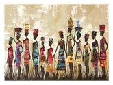 African tribe Canvas Print