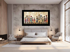 African tribe Canvas Print