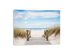 Beach Path Canvas Art Print