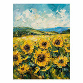 Sunflowers Canvas Painting Art Print