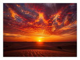 Sunrise Canvas Painting Art Print