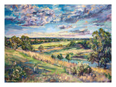 Countryside Canvas Painting Artwork