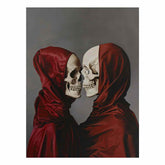 Eye Contact Skull Canvas Print