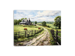 Country Artwork Canvas Print