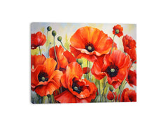 Poppy Painting Canvas Print