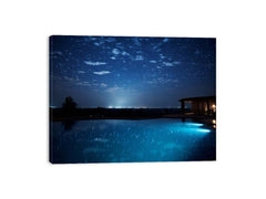 Dream House Galxy stars Artwork Canvas Print