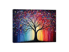 Sparkling Tree Canvas Print Painting