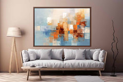 Modern Abstract Canvas Painting Print