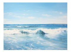 Calm Ocean Canvas Painting Print