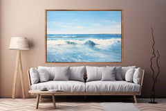 Calm Ocean Canvas Painting Print