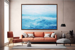 Ocean Abstract Artwork Canvas Print