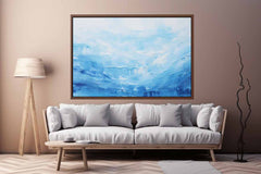 Ocean Abstract Artwork Canvas Print