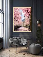 New York Spring Art Canvas Print