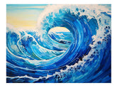 Ocean Waves Canvas Print