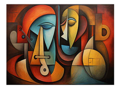 Cubism Art Canvas Print