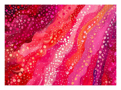 Abstract Dot painting - aboriginal inspired