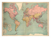 Vintage Map Canvas Print