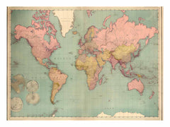 Vintage Map Canvas Print