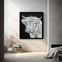 Henrietta The Highland Cow Canvas Print