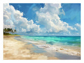 Beach Landscape Canvas Print