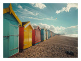 Brighton Beach Boxes Melbourne Canvas Print