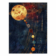 Solar System Canvas Print