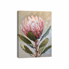 Protea Flowers painting Canvas Print