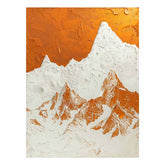 Textured Mountian Canvas painting