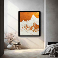 Textured Mountian Canvas painting