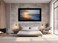 Beach Painting on Canvas Print