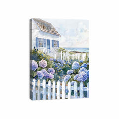 Beach House Canvas art Print