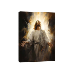 Jesus Painting Canvas Print