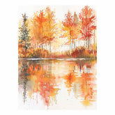 Forest Watercolor Canvas Print