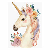 Cute Unicorn Canvas Print & Poster