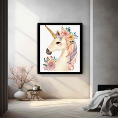 Cute Unicorn Canvas Print & Poster