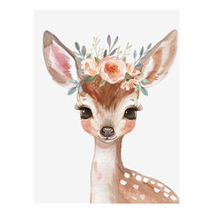 Baby Deer Canvas Print