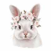White Bunny Canvas Print
