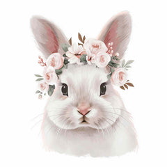 White Bunny Canvas Print